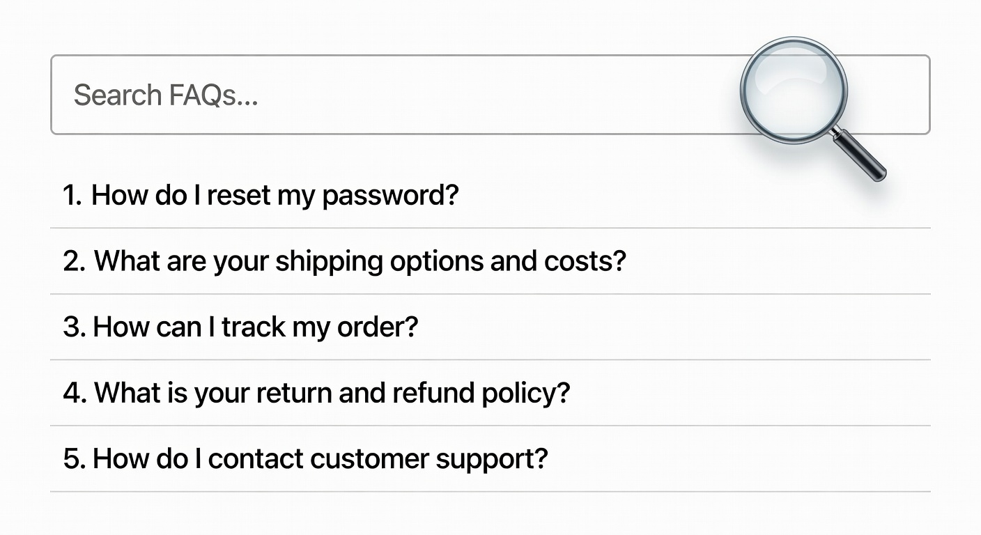 Magnifying glass illustration representing search and discovery